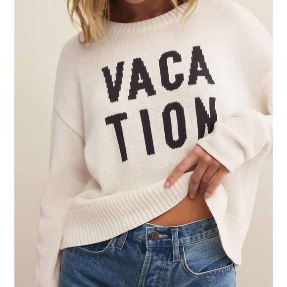 NEW Z SUPPLY sienna sweater in sea salt - Picture 4 of 4